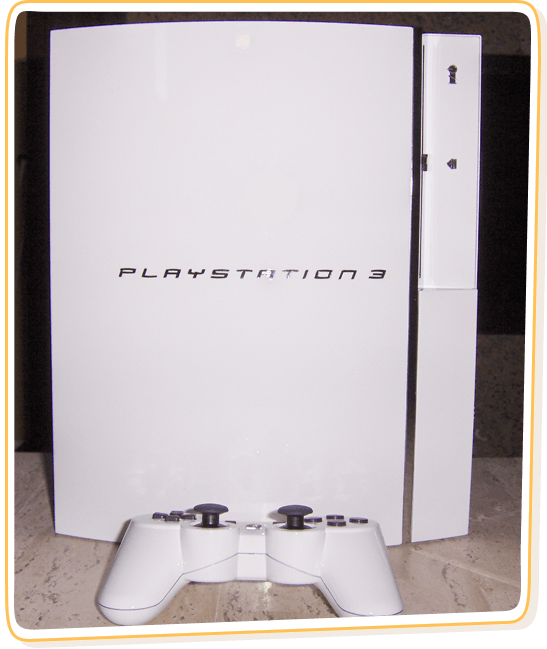 White PS3 Finished Product